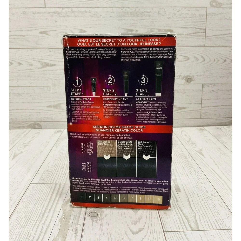 Schwarzkopf Keratin Color 1.1 Midnight Black Permanent Hair Color